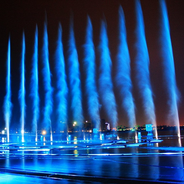 Gas Explosion Fountain
