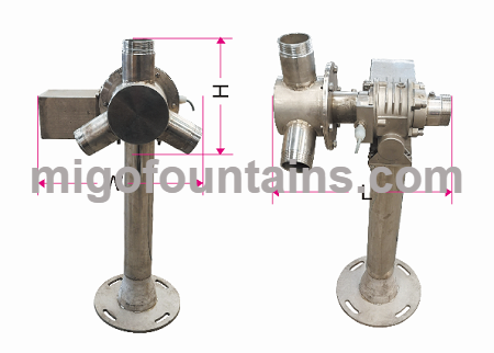 One Digital With Three Water Spray Nozzle