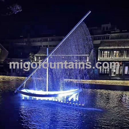 Small Decorative Light Water Fountain In Zhejiang